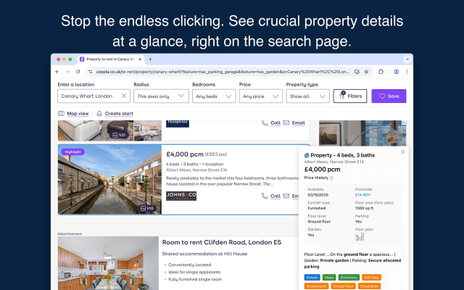 Property Previewer Browser Extension
