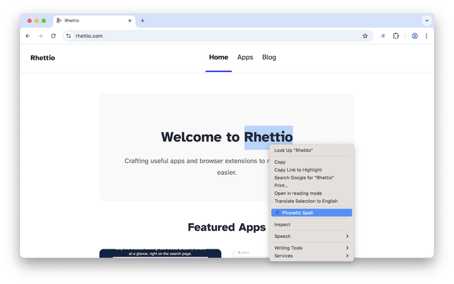 Alpha Bravo Browser Extension